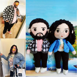 Crafty Lab - Anniversary Personalized Crochet Couple Doll