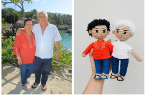 Crafty Lab - Anniversary Personalized Crochet Couple Doll