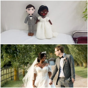 Crafty Lab - Anniversary Personalized Crochet Couple Doll